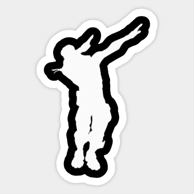 Fortnite Dab Emote Fortnite Battle Royale Sticker TeePublic